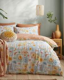Fusion Soleil Duvet Cover Set Multi - Fusion - Size: KING - thumbnail 4