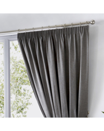 Fusion Dijon Thermal Curtains Charcoal - Fusion - Size: 167 x 137cm - thumbnail 1