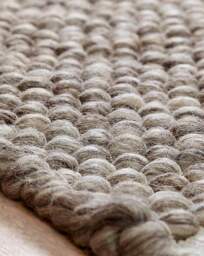 Savannah Wool Rug Grey - Homemaker - Size: 200X290 - thumbnail 2