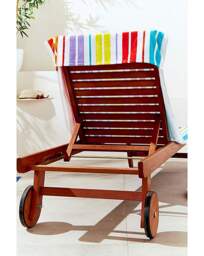 CL Rainbow Lounger Towel Multi - Catherine Lansfield - thumbnail 3