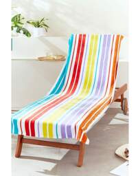 CL Rainbow Lounger Towel Multi - Catherine Lansfield - thumbnail 1