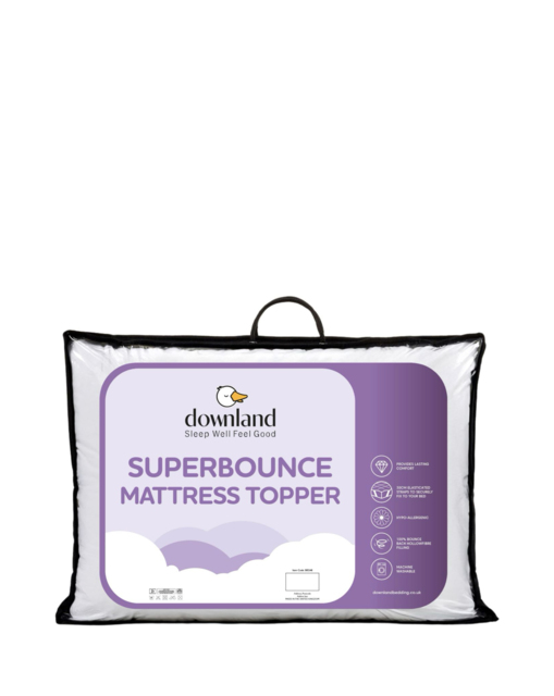 Downland Superbounce Mattress Topper White - Downland - Size: DOUBLE - image 1