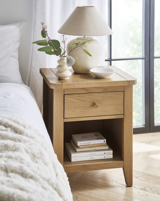 Caitlin Side Table Light OAK - JD Williams - image 1