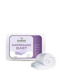 Downland Superbounce 13.5 Tog Duvet White - Downland - Size: SINGLE - thumbnail 1