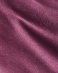 Soft Plain Velvet Duvet Cover Set Plum - JD Williams - Size: SINGLE - thumbnail 4