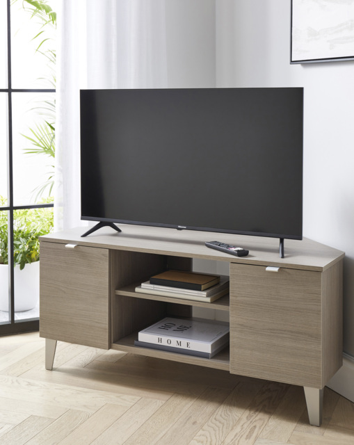 Cameron Corner Tv Unit Grey OAK - One Call - image 1
