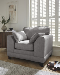 Hilliard Fabric Chair Grey - thumbnail 1
