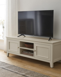 Julipa Knighton Ready Assembled TV Unit Cream - Julipa - thumbnail 1