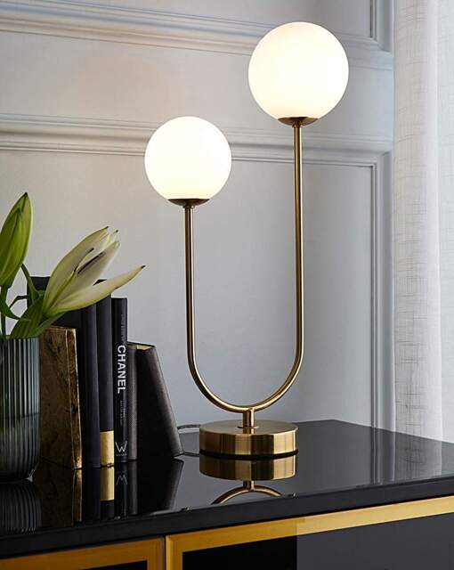 Joanna Hope Blair Table Lamp White/Gold - Joanna Hope - image 1