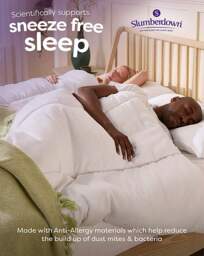Slumberdown Anti Allergy 10.5 Tog Duvet White - Slumberdown - Size: DOUBLE - thumbnail 2