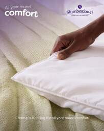 Slumberdown Anti Allergy 10.5 Tog Duvet White - Slumberdown - Size: DOUBLE - thumbnail 3