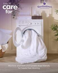 Slumberdown Anti Allergy 10.5 Tog Duvet White - Slumberdown - Size: DOUBLE - thumbnail 4