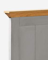 Julipa Ashford Bed with Mattress Grey/Oak - Julipa - Size: DOUBLE - thumbnail 5
