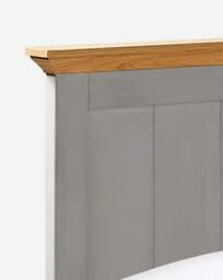 Julipa Ashford Bed with Mattress Grey/Oak - Julipa - Size: DOUBLE - thumbnail 4