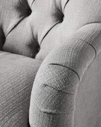 Julipa Mae Fabric Accent Chair Grey - Julipa - thumbnail 4