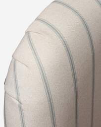 Julipa Everly Stripe Bed Frame Natural - Julipa - Size: KINGSIZE - thumbnail 5
