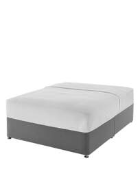 Silentnight Fabric Divan Base Only Grey - Silentnight - Size: DOUBLE - thumbnail 5