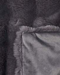 Bubble Faux Fur Throw - Charcoal Charcoal - JD Williams - Size: 120X150 - thumbnail 4
