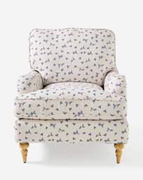 Wisteria Floral Armchair Cream/Blue - JD Williams - thumbnail 2