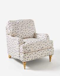 Wisteria Floral Armchair Cream/Blue - JD Williams - thumbnail 3
