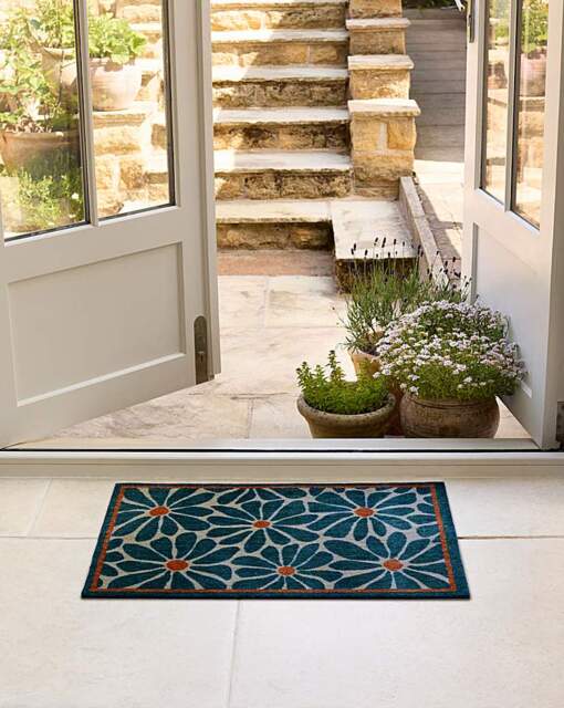 My Mat Nylon Indoor Boho Floral Doormat Multi - My Mat - Size: 50X75 - image 1