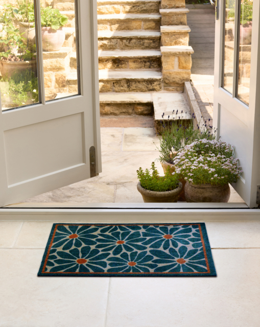 My Mat Nylon Indoor Boho Floral Doormat Multi - My Mat - Size: 50X75 - image 1
