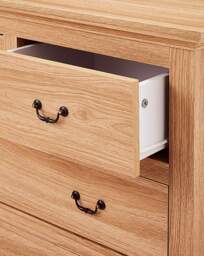 Julipa Ashford 3+2 Drawer Chest OAK Effect - Julipa - thumbnail 2