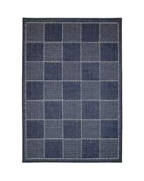 Checked Gel Flatweave Rug Navy - Homemaker - Size: 160X225 - thumbnail 5