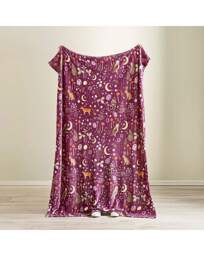 Catherine Lansfield Fleece Throw Plum Plum - Catherine Lansfield - Size: 130X170 - thumbnail 4