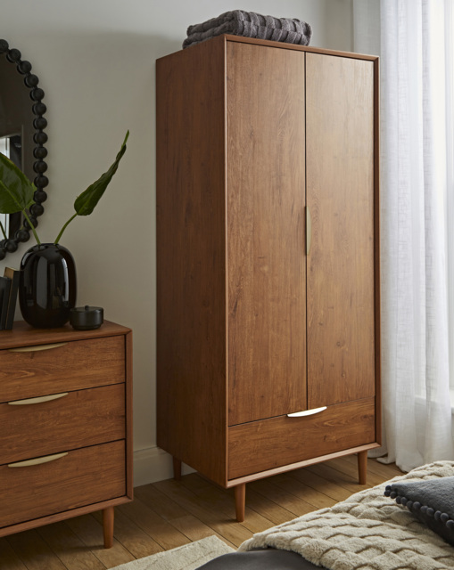 Westcote Double Wardobe Walnut - JD Williams - image 1