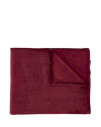Raschel Velvet Throw RED - Catherine Lansfield - Size: 200X240 - thumbnail 4