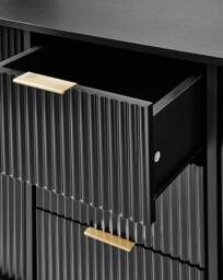 Fernley Large Sideboard Black - Joanna Hope - thumbnail 3