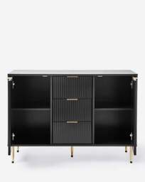 Fernley Large Sideboard Black - Joanna Hope - thumbnail 2