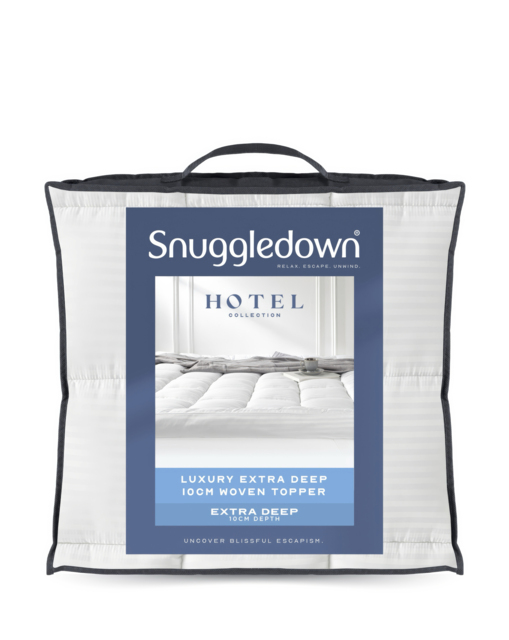 Snuggledown Hotel Extra Deep Topper White - Snuggledown - Size: KING - image 1