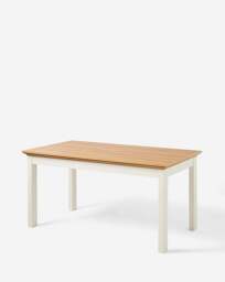 Julipa Table with 6 Ashford Chairs Cream/Natural - Julipa - thumbnail 3