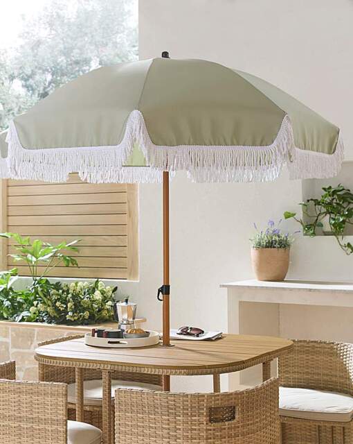 Fringed Parasol - 1.8m Green - image 1