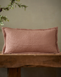 Pineapple Elephant Jaipur Waffle Cushion Pink - Pineapple Elephant - Size: 30X50