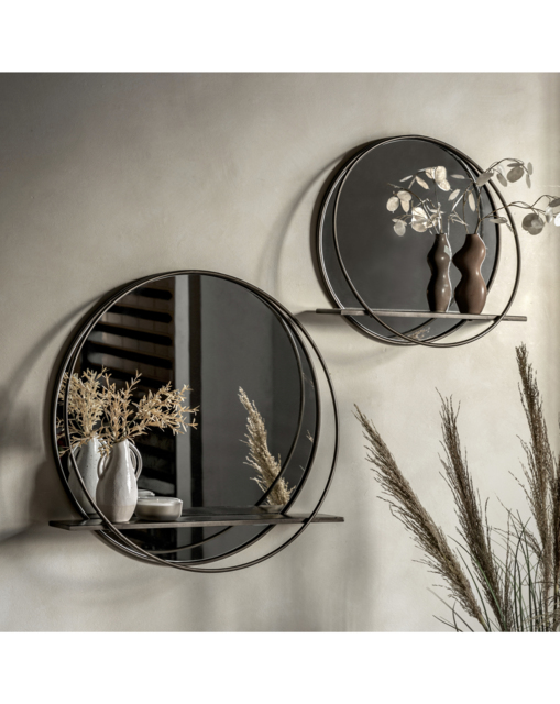 Gallery Winslow Mirror Black - Gallery Direct - image 1