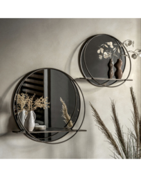 Gallery Winslow Mirror Black - Gallery Direct - thumbnail 1