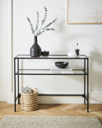 Regent Console Table - Black Black - JD Williams