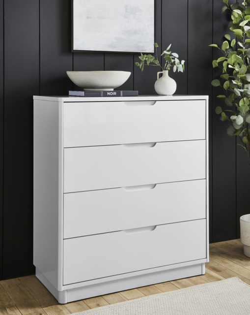 Ellia Small Chest of Drawers White - JD Williams - image 1
