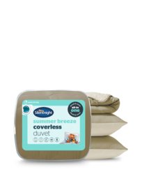 Silentnight Summer Breeze 2.5 Tog Duvet Sage/Cream - Silentnight - Size: SINGLE - thumbnail 1