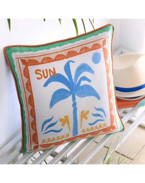 Fusion Soleil Palm Outdoor Cushion Multi - Fusion - image 1
