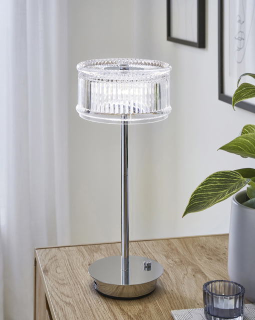 Nova Wireless Rechargeable Table Lamp Clear - JD Williams - image 1