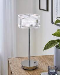 Nova Wireless Rechargeable Table Lamp Clear - JD Williams - thumbnail 1