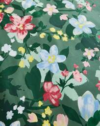 Elora Floral Duvet Cover Set Green - JD Williams - Size: SINGLE - thumbnail 2