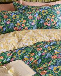 Furn. Emerie Duvet Cover Set Navy - furn. - Size: SINGLE - thumbnail 4