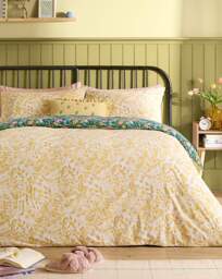 Furn. Emerie Duvet Cover Set Navy - furn. - Size: SINGLE - thumbnail 2
