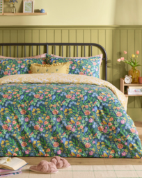 Furn. Emerie Duvet Cover Set Navy - furn. - Size: SINGLE - thumbnail 1