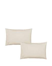 Catherine Lansfield Cotton Pillowcase Cream - Catherine Lansfield - Size: PAIR - thumbnail 2